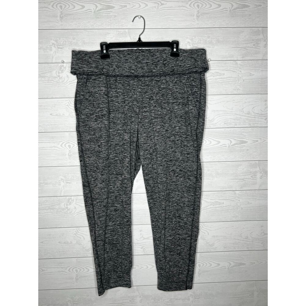 Xersion Heathered Grey High-Rise Athleisure Athletic joggers Size 0X